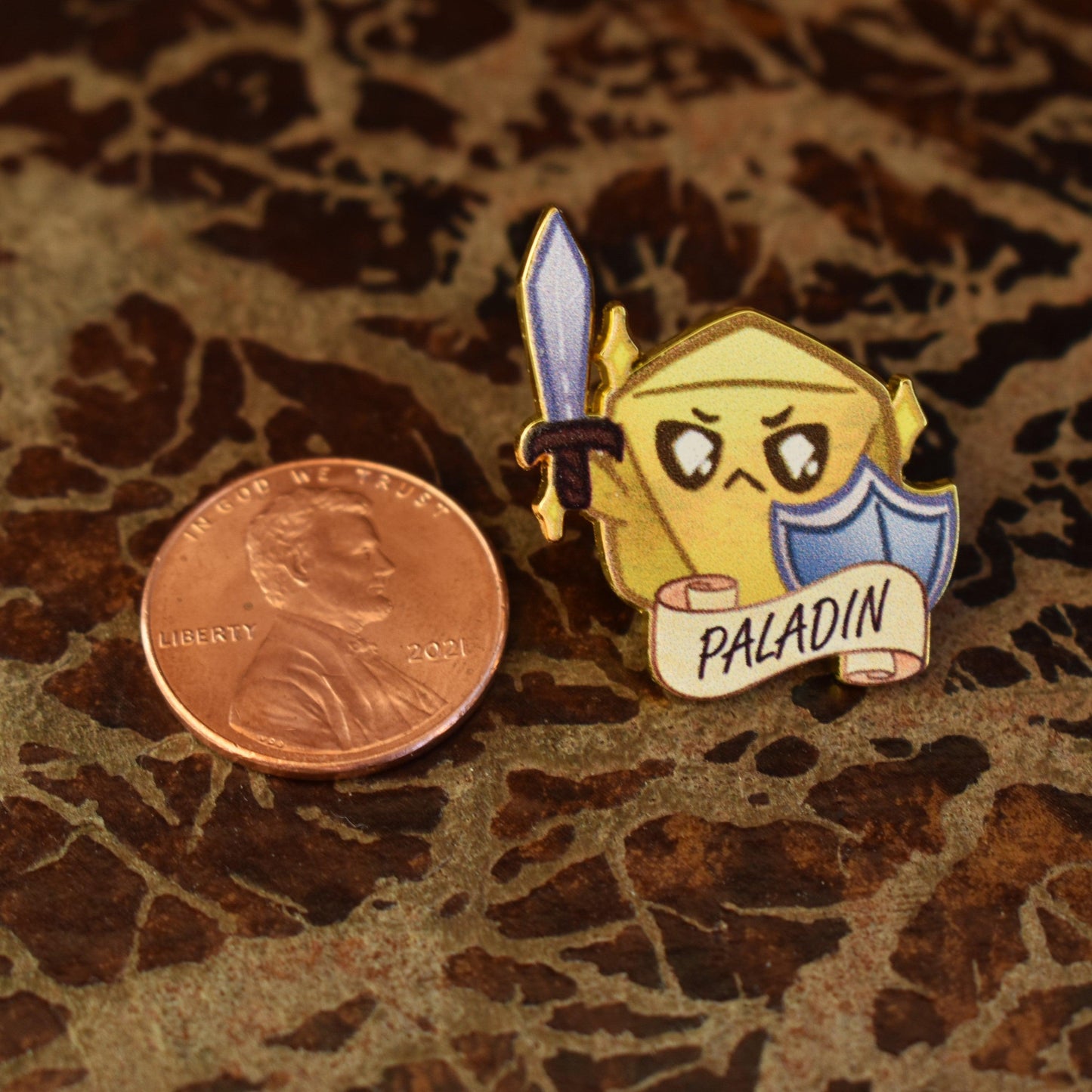 Paladin Class Pin Misty Mountain Gaming