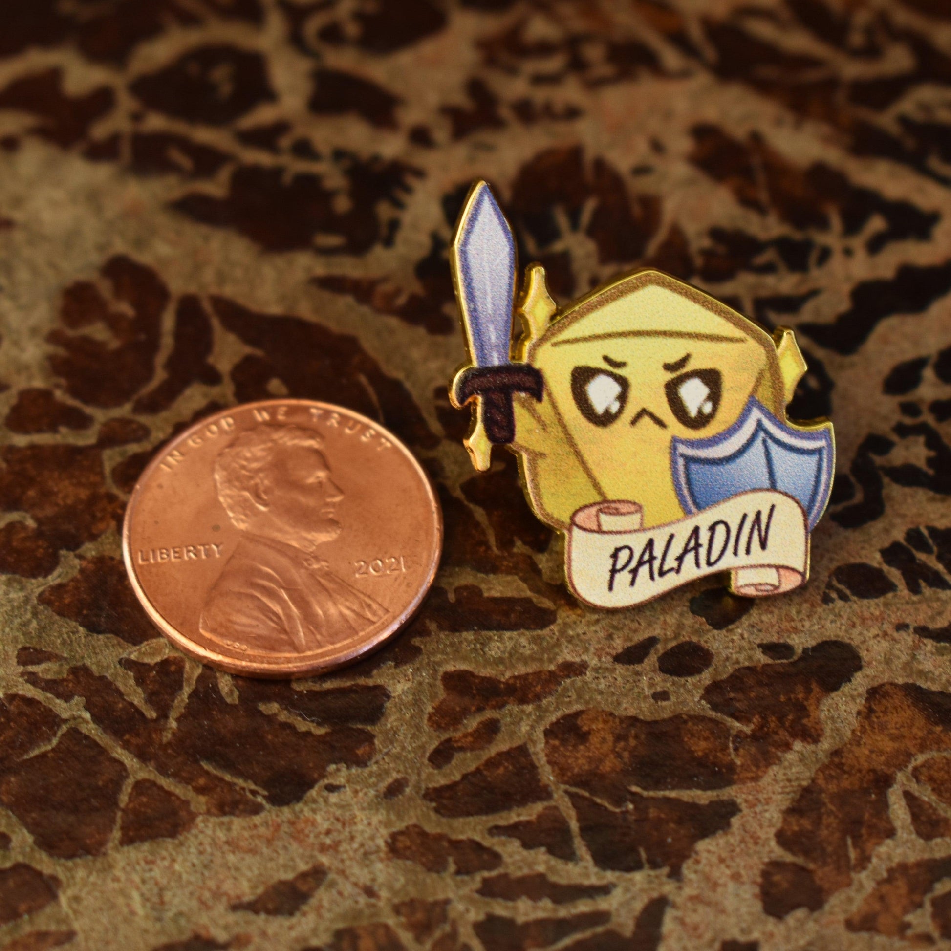 Paladin Class Pin Misty Mountain Gaming
