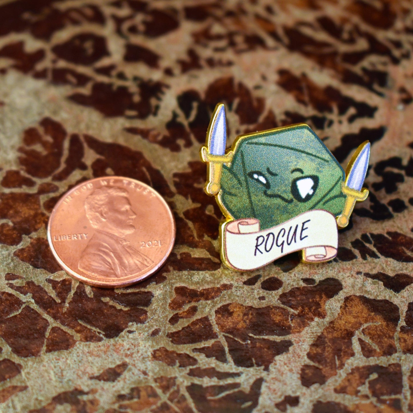Rogue Class Pin Misty Mountain Gaming