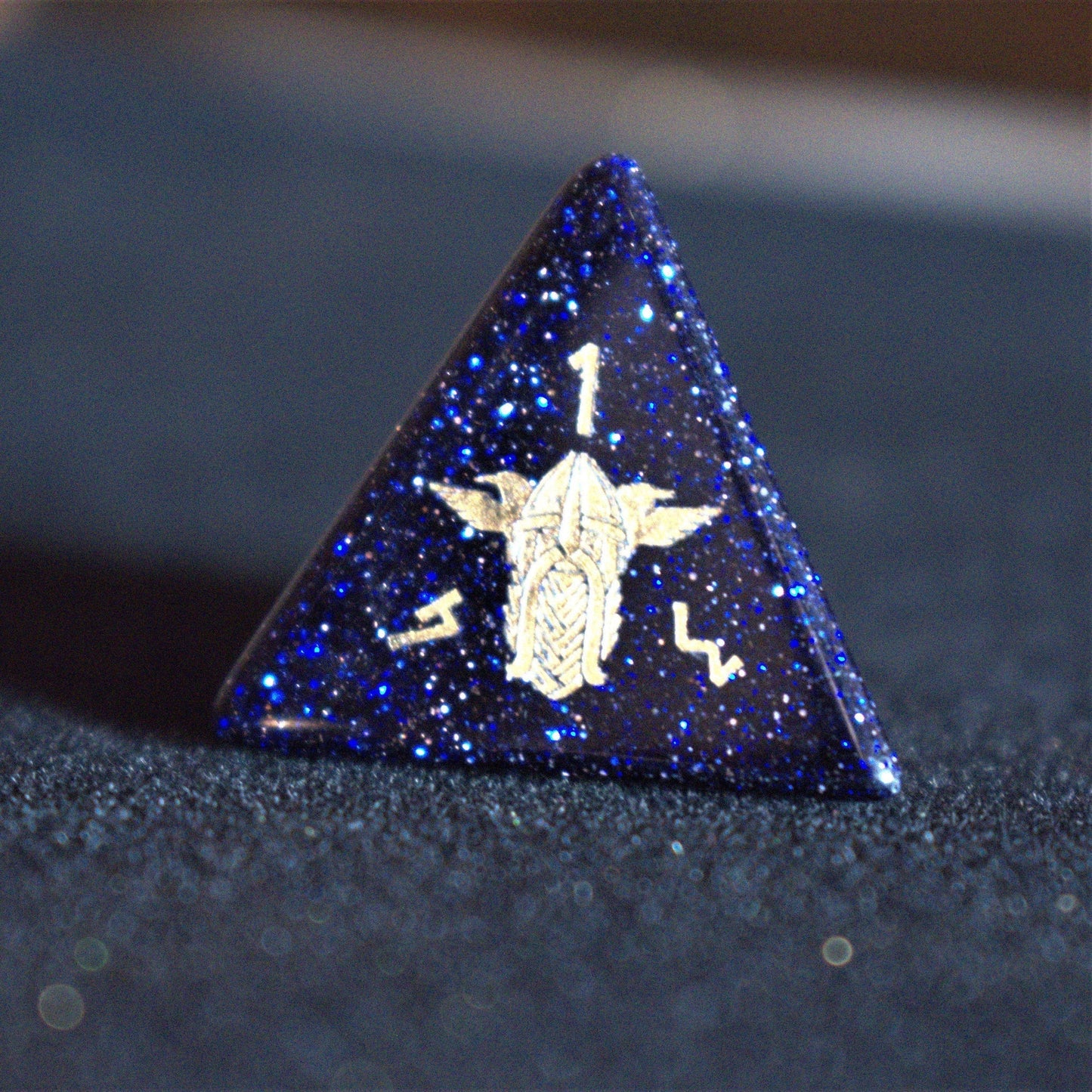 Serpent of Midgard Blue Sandstone Dice Set Misty Mountain Gaming