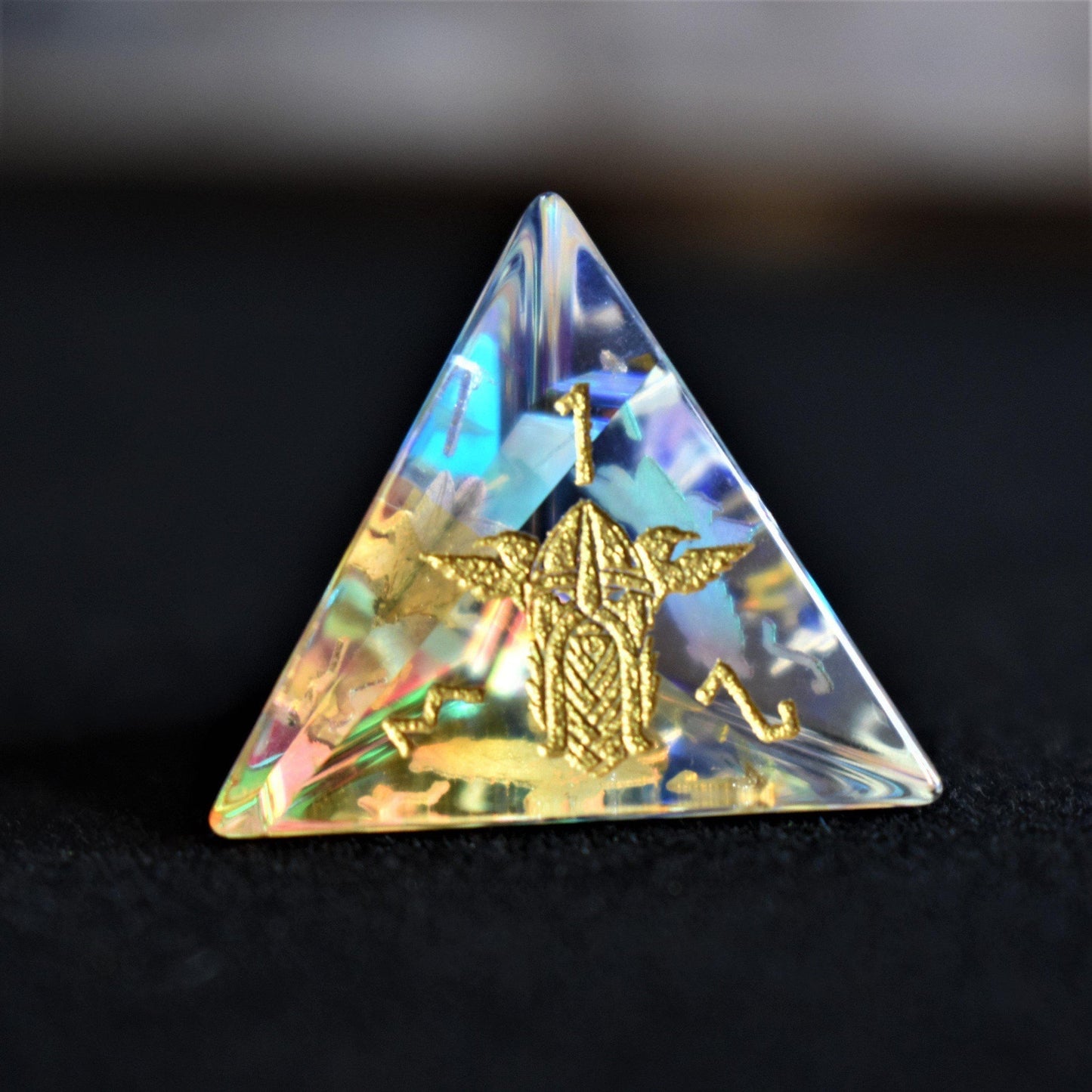 Serpent of Midgard Prism Glass Dice Set Misty Mountain Gaming