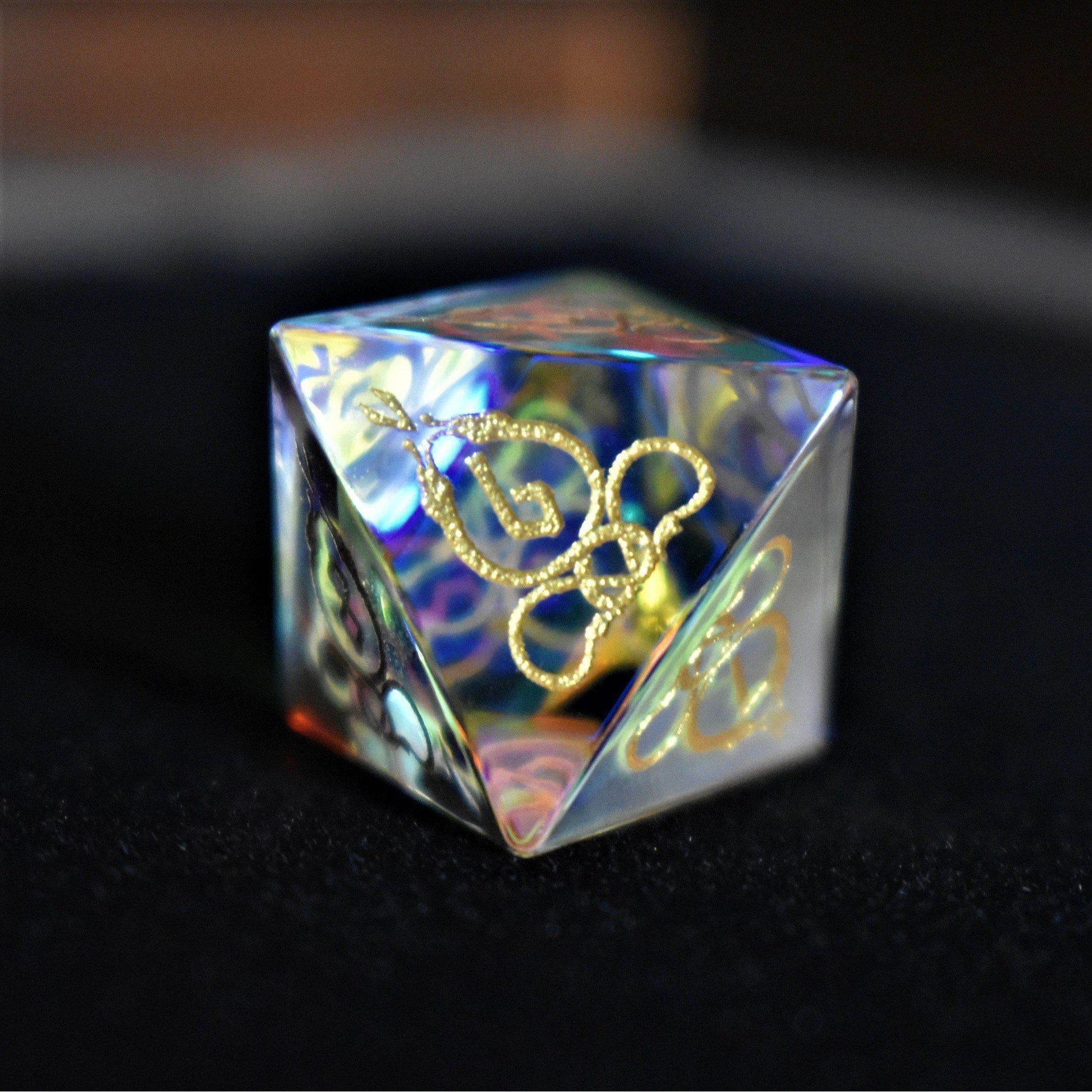 Serpent of Midgard Prism Glass Dice Set Misty Mountain Gaming