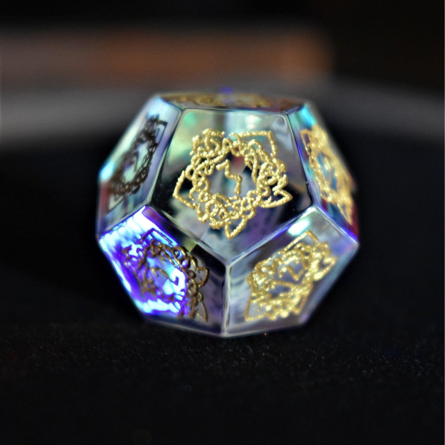 Serpent of Midgard Prism Glass Dice Set Misty Mountain Gaming
