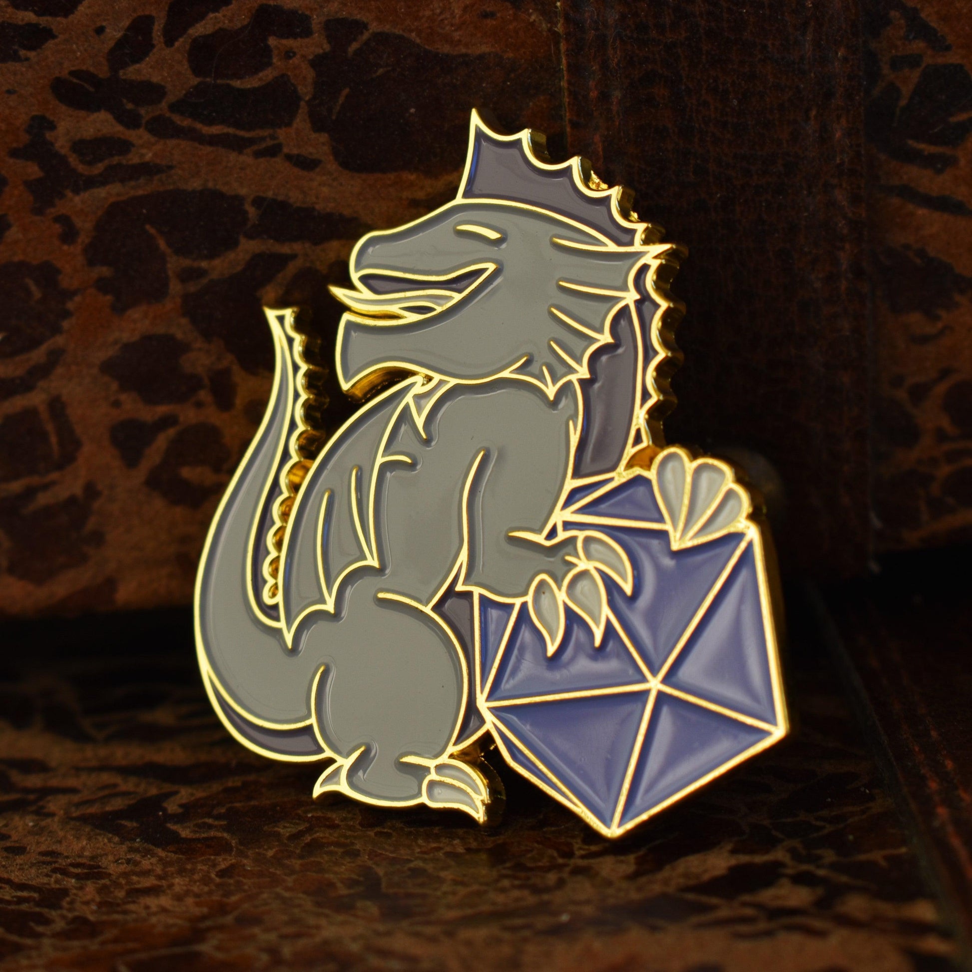 Silver Dragon Pin Misty Mountain Gaming