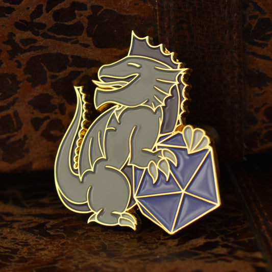 Silver Dragon Pin Misty Mountain Gaming