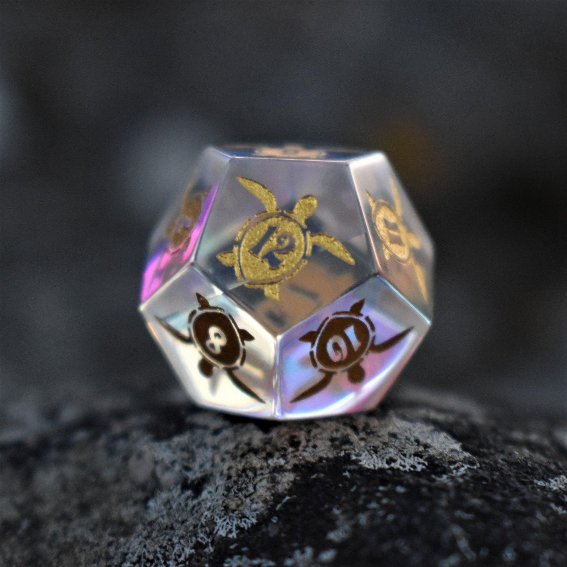 Siren's Song Prism Glass Dice Set Misty Mountain Gaming