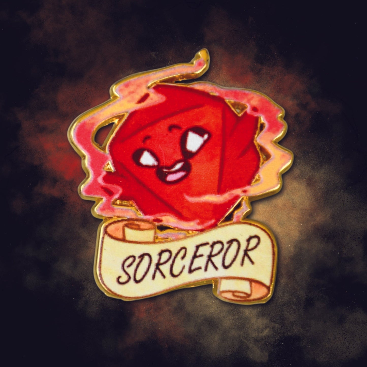 Sorcerer Class Pin Misty Mountain Gaming