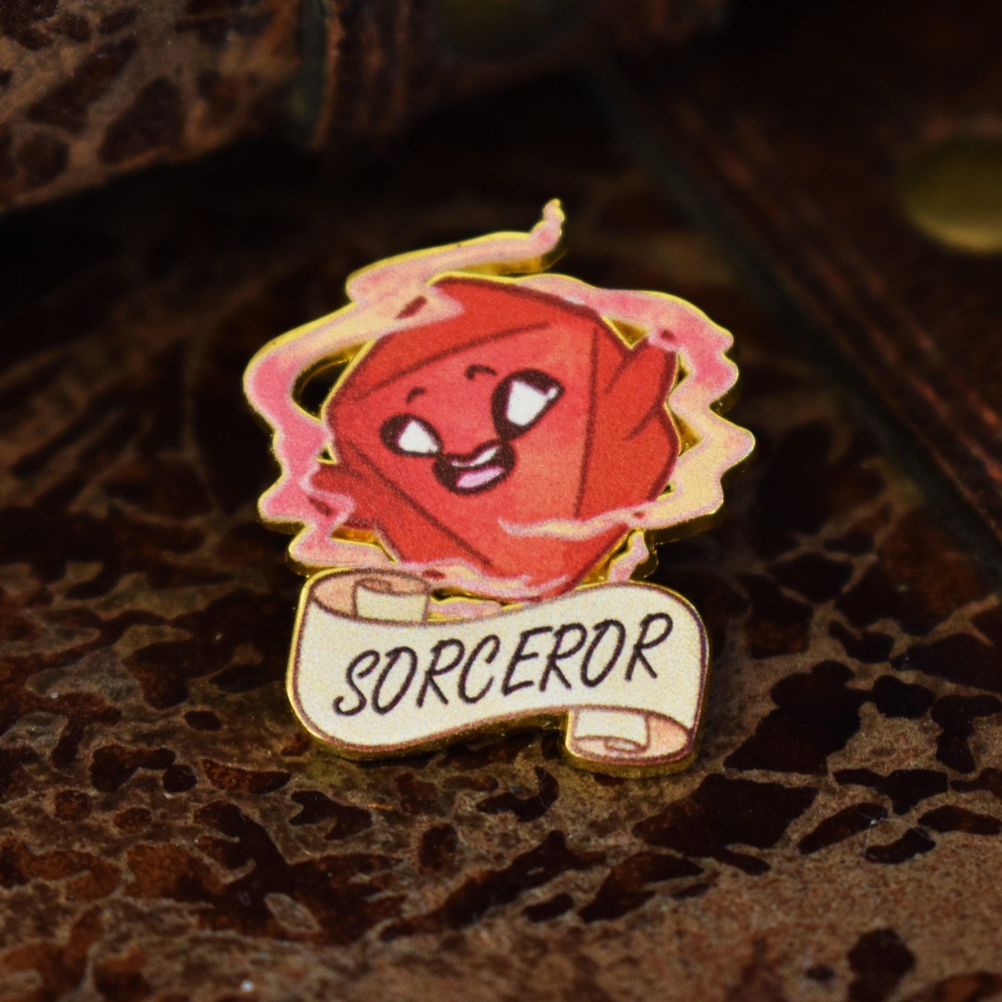 Sorcerer Class Pin Misty Mountain Gaming
