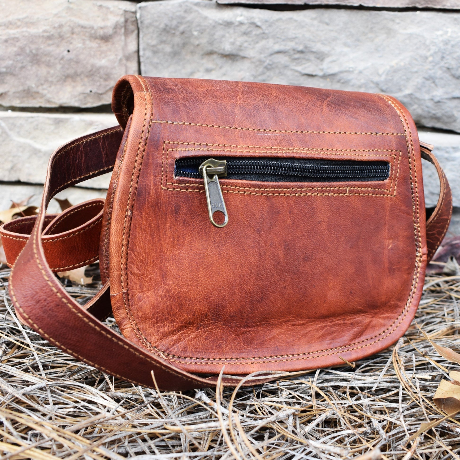 The Rogue Leather Satchel - Small (Tan) Misty Mountain Gaming