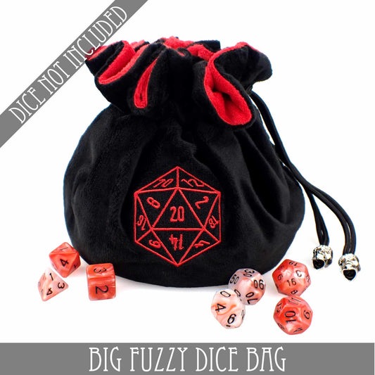 Big Fuzzy Dice Bag (6 Colors) DNDDICE.COM
