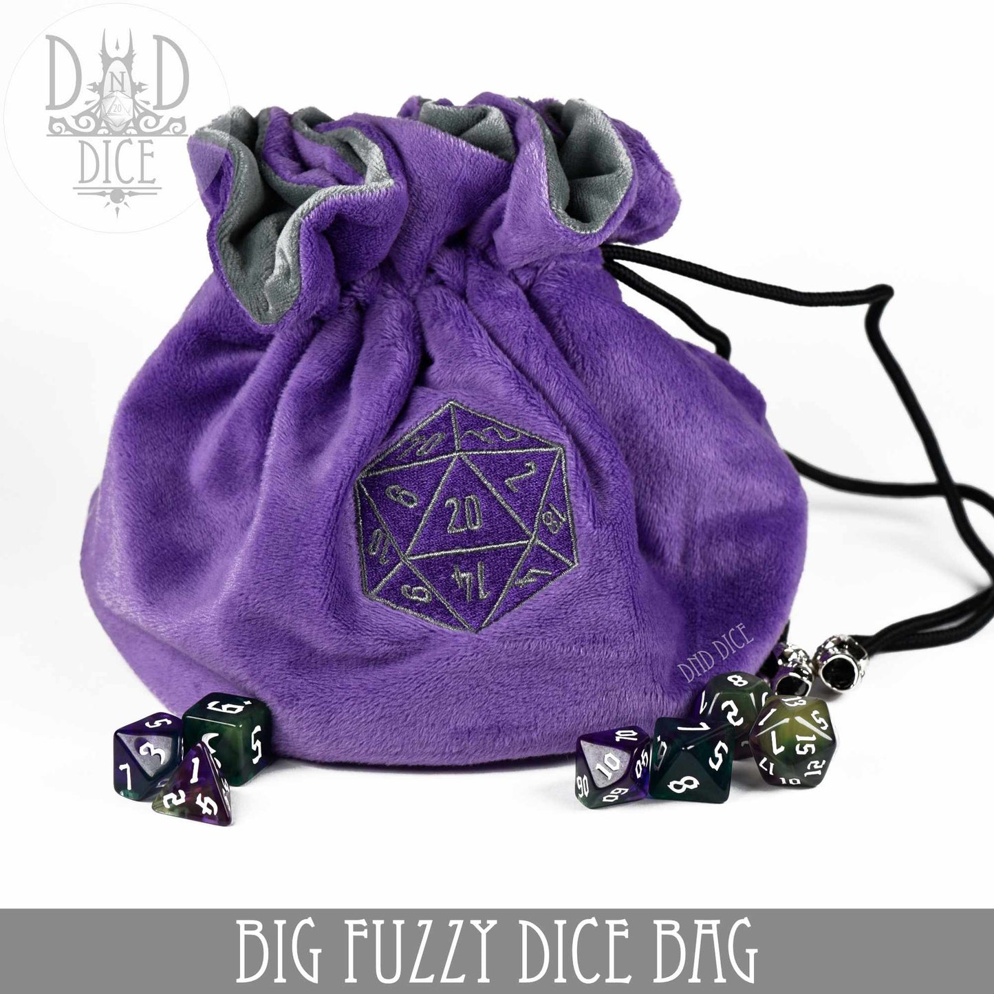 Big Fuzzy Dice Bag (6 Colors) DNDDICE.COM