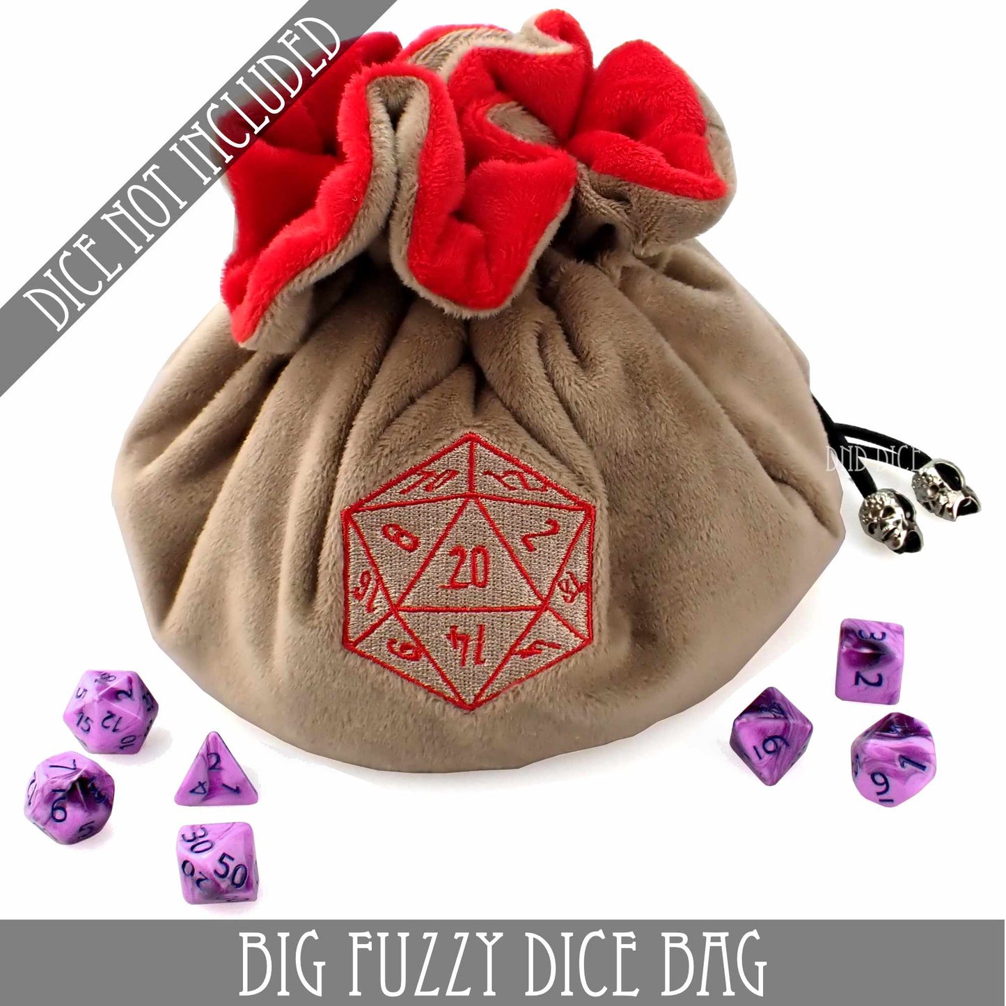 Big Fuzzy Dice Bag (6 Colors) DNDDICE.COM