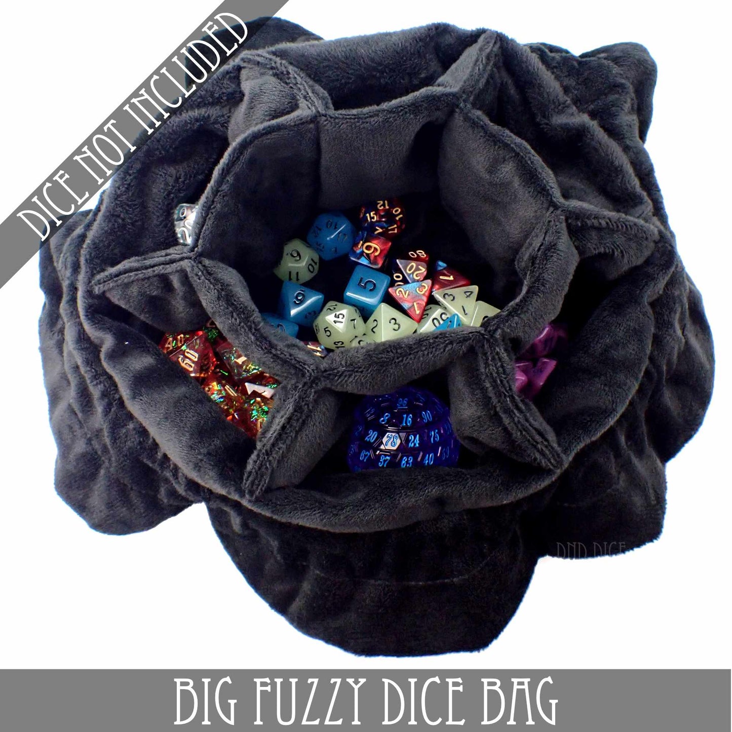 Big Fuzzy Dice Bag (6 Colors) DNDDICE.COM