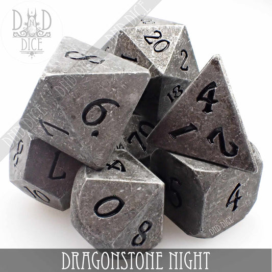 Dragonstone Night Dice Set DNDDICE.COM