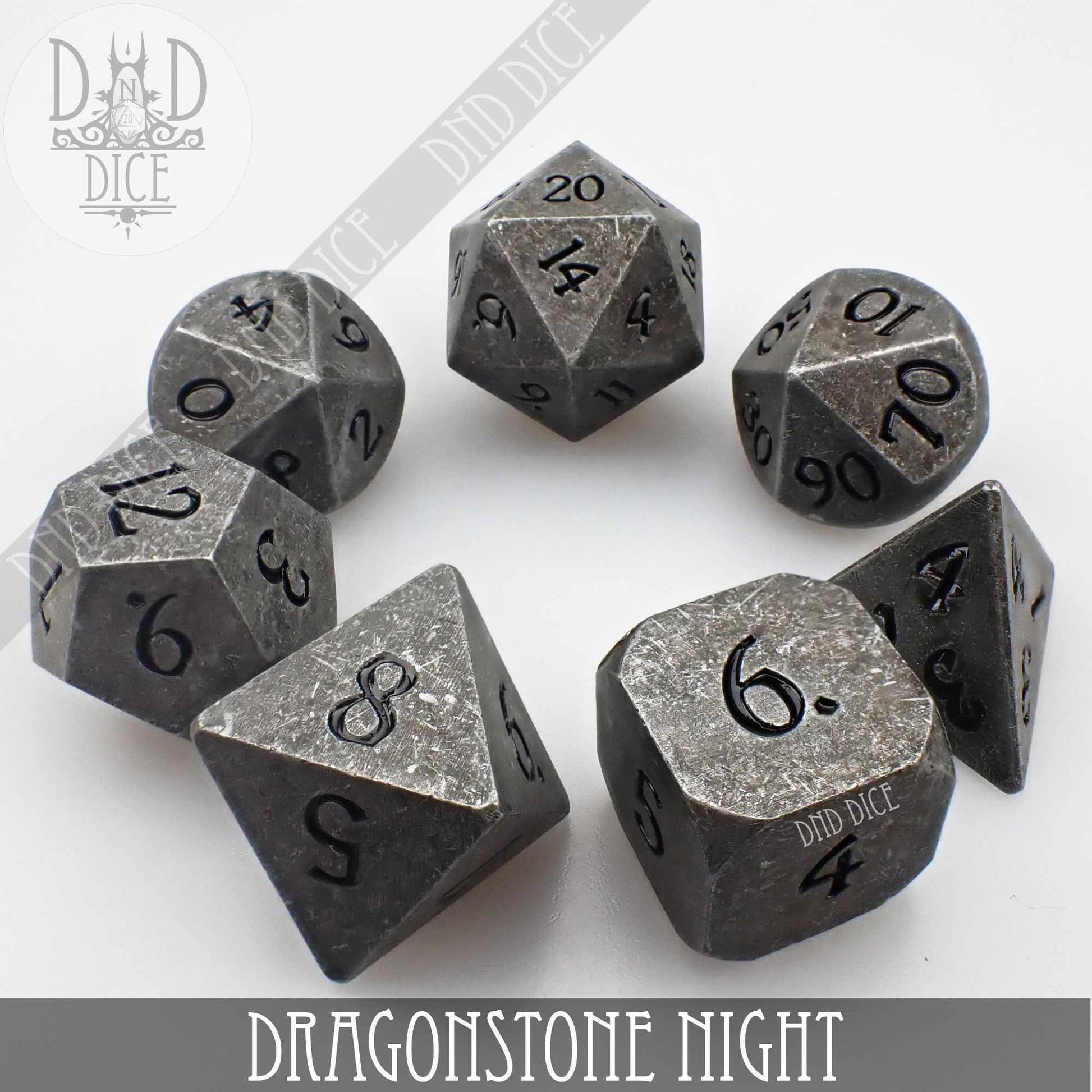 Dragonstone Night Dice Set DNDDICE.COM