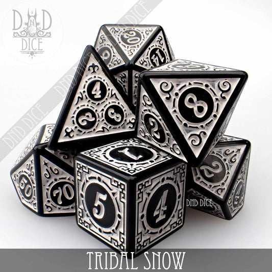 Tribal Snow Dice Set DNDDICE.COM
