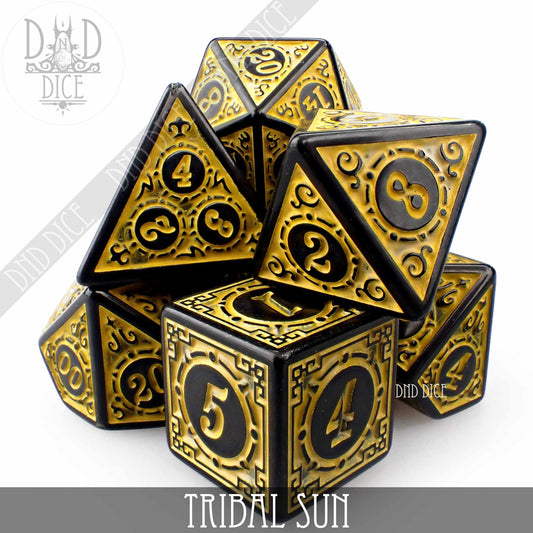 Tribal Sun Dice Set DNDDICE.COM
