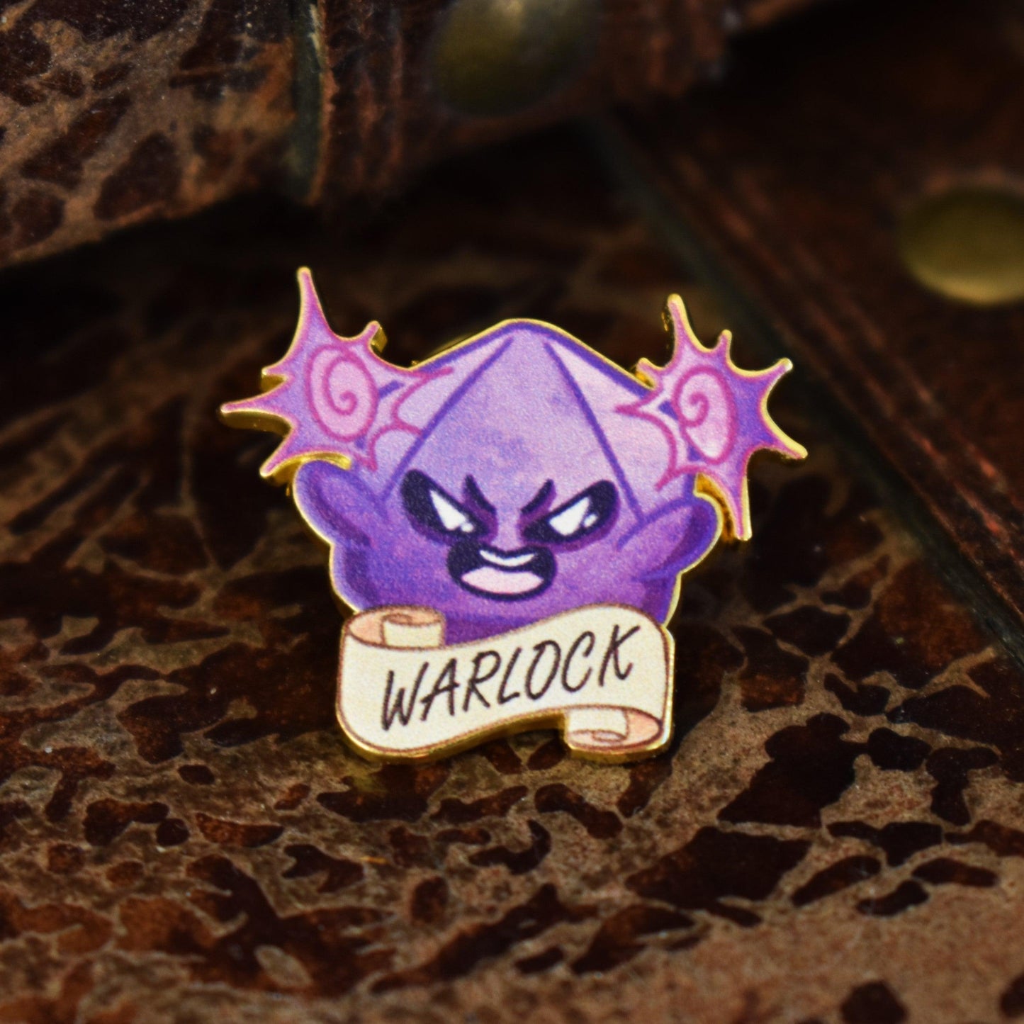 Warlock Class Pin Misty Mountain Gaming