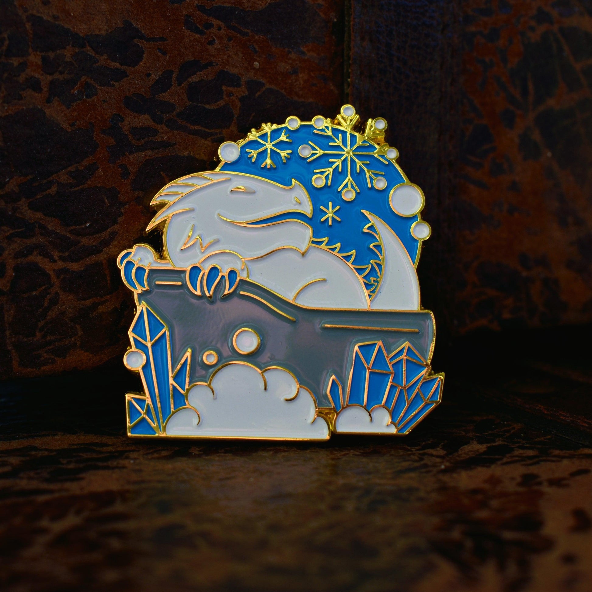 White Dragon Pin Misty Mountain Gaming