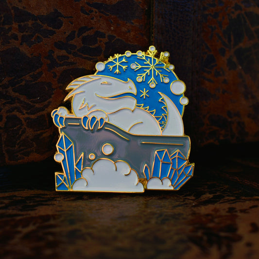 White Dragon Pin Misty Mountain Gaming