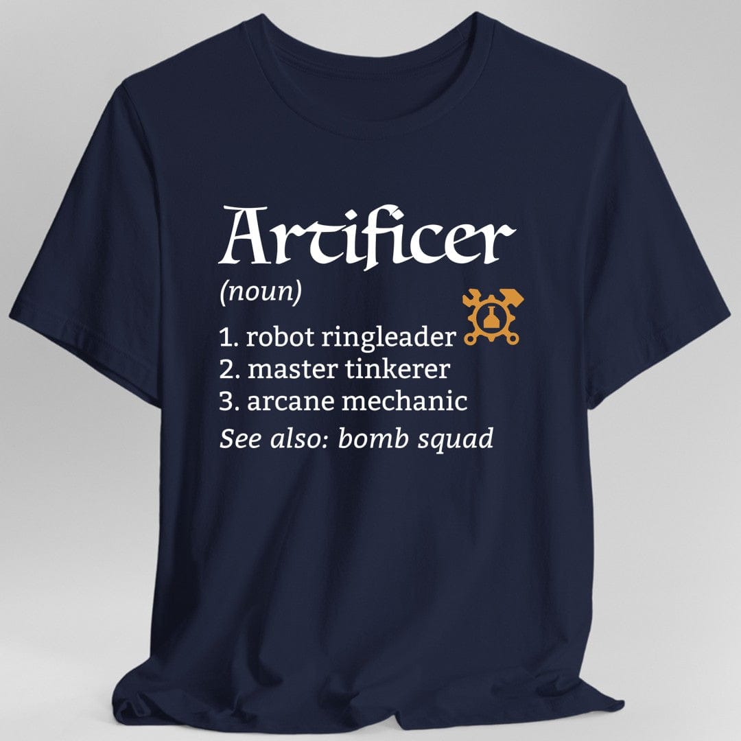 Artificer Class Definition D&D T-Shirt Sunburst RPG