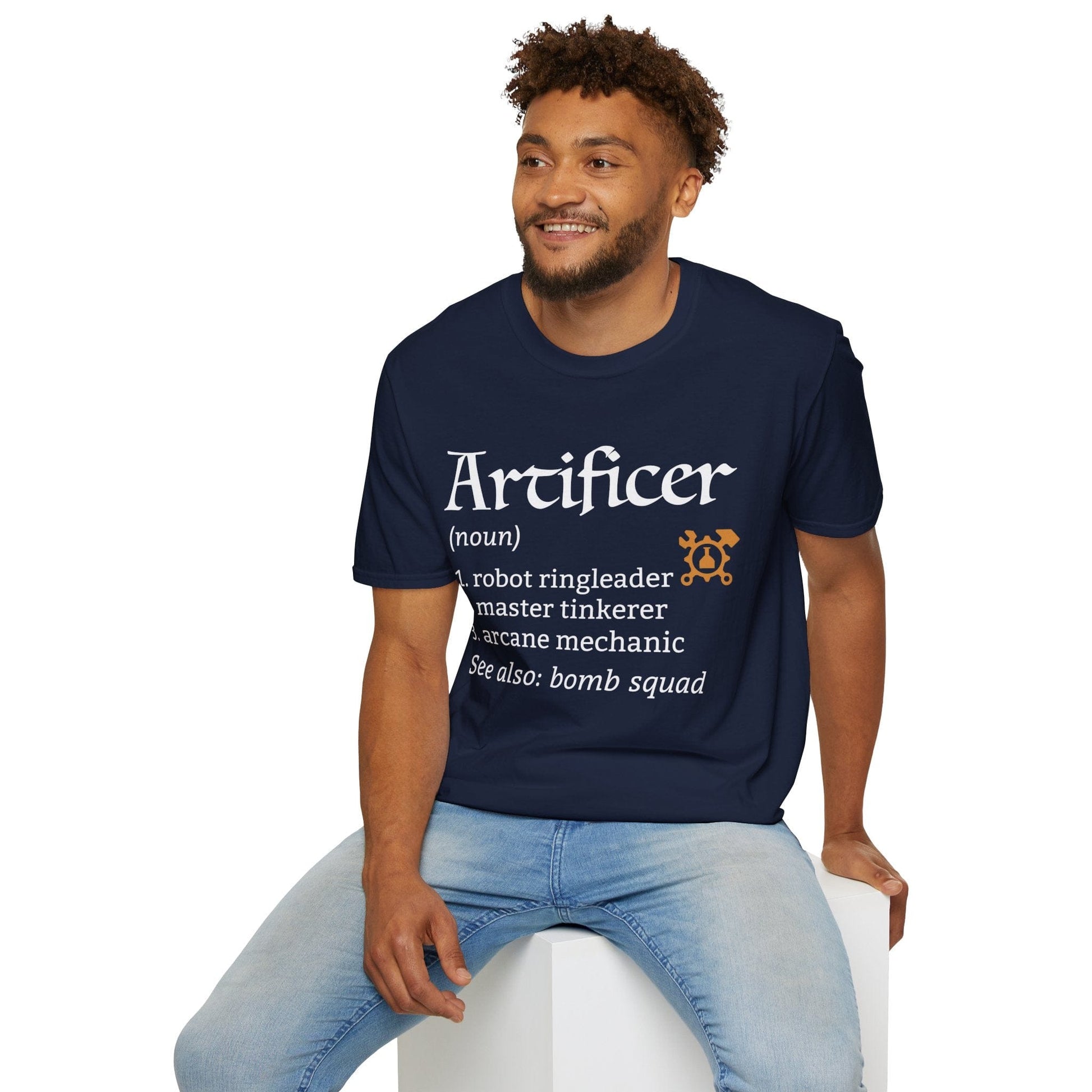 Artificer Class Definition D&D T-Shirt Sunburst RPG