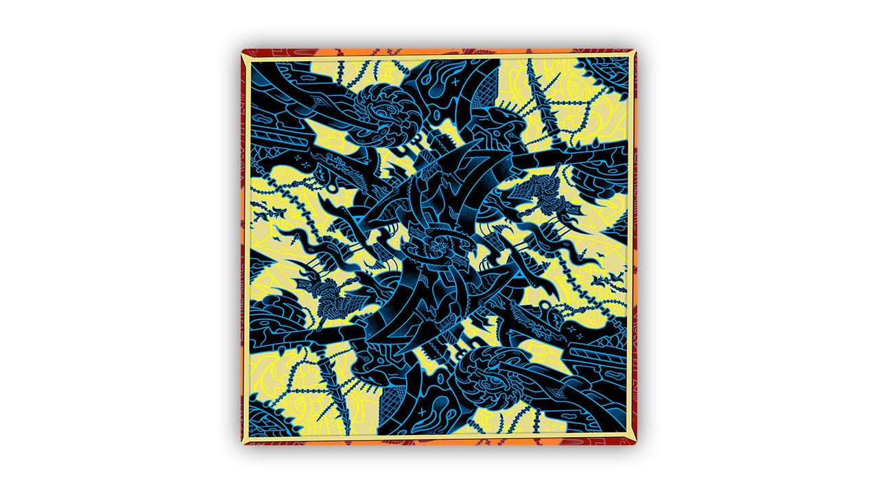 Auto Mat Grainlur Black 2 Player Cloth Playmat Jankmats