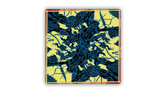 Auto Mat Grainlur Black 2 Player Cloth Playmat Jankmats