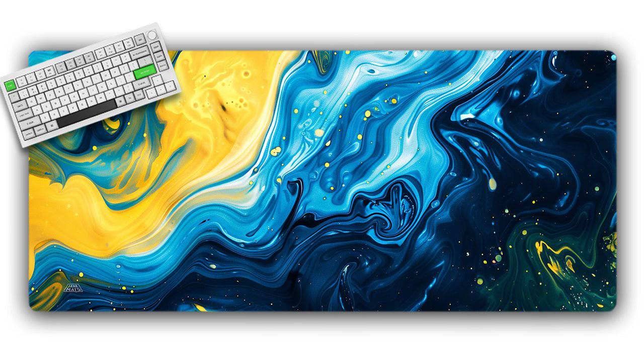 Azorious TCG Playmat or XL Desktop Jankmats