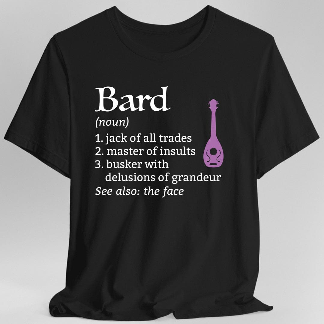 Bard Class Definition D&D T-Shirt Sunburst RPG