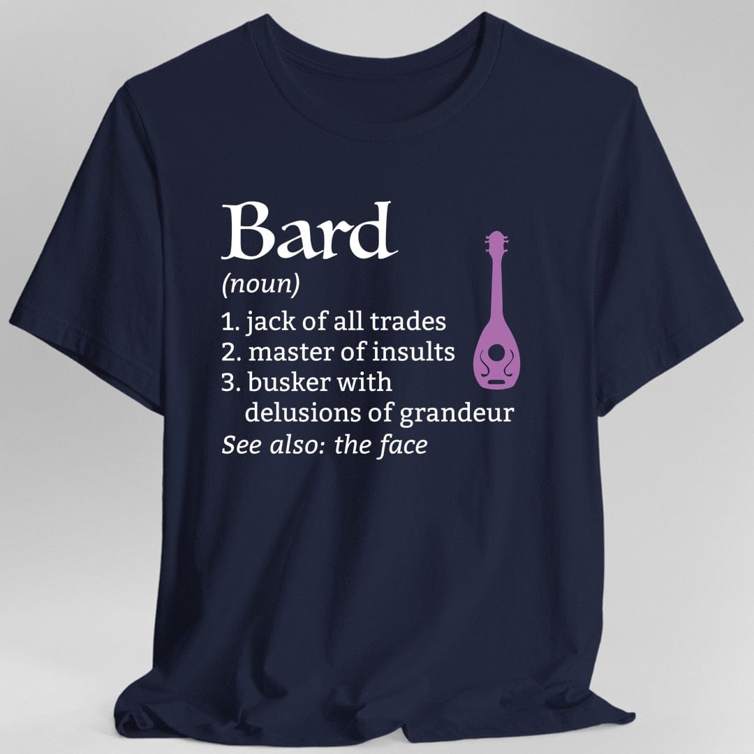 Bard Class Definition D&D T-Shirt Sunburst RPG