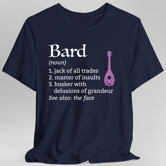 Bard Class Definition D&D T-Shirt Sunburst RPG