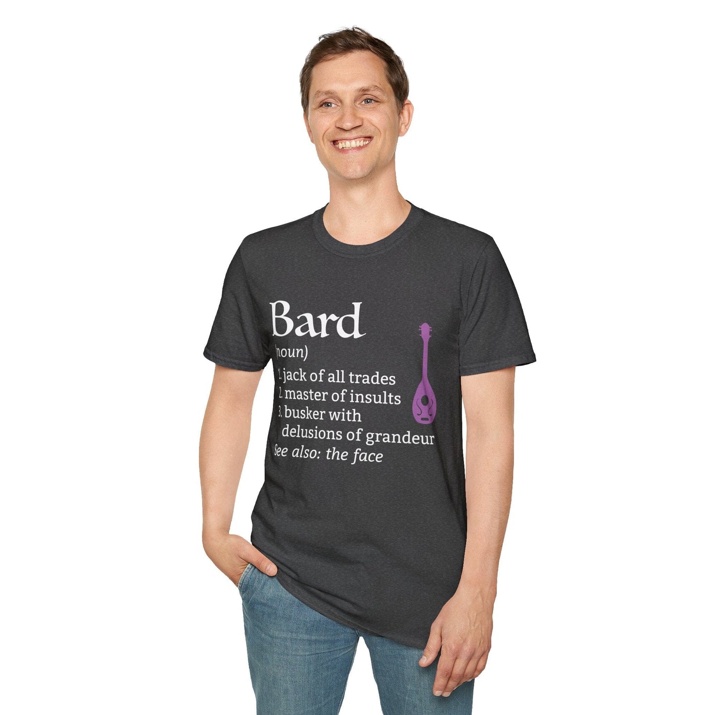 Bard Class Definition D&D T-Shirt Sunburst RPG