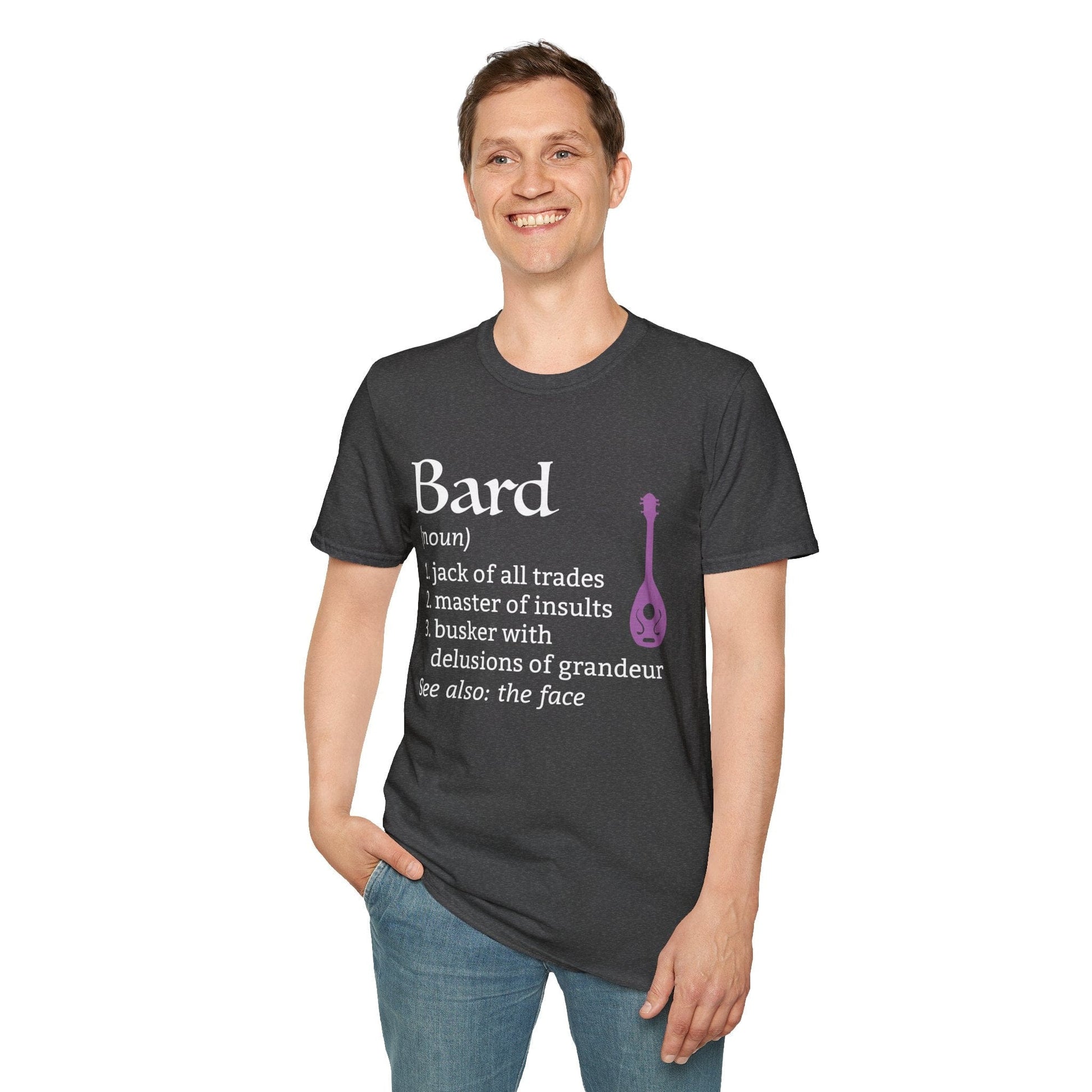 Bard Class Definition D&D T-Shirt Sunburst RPG