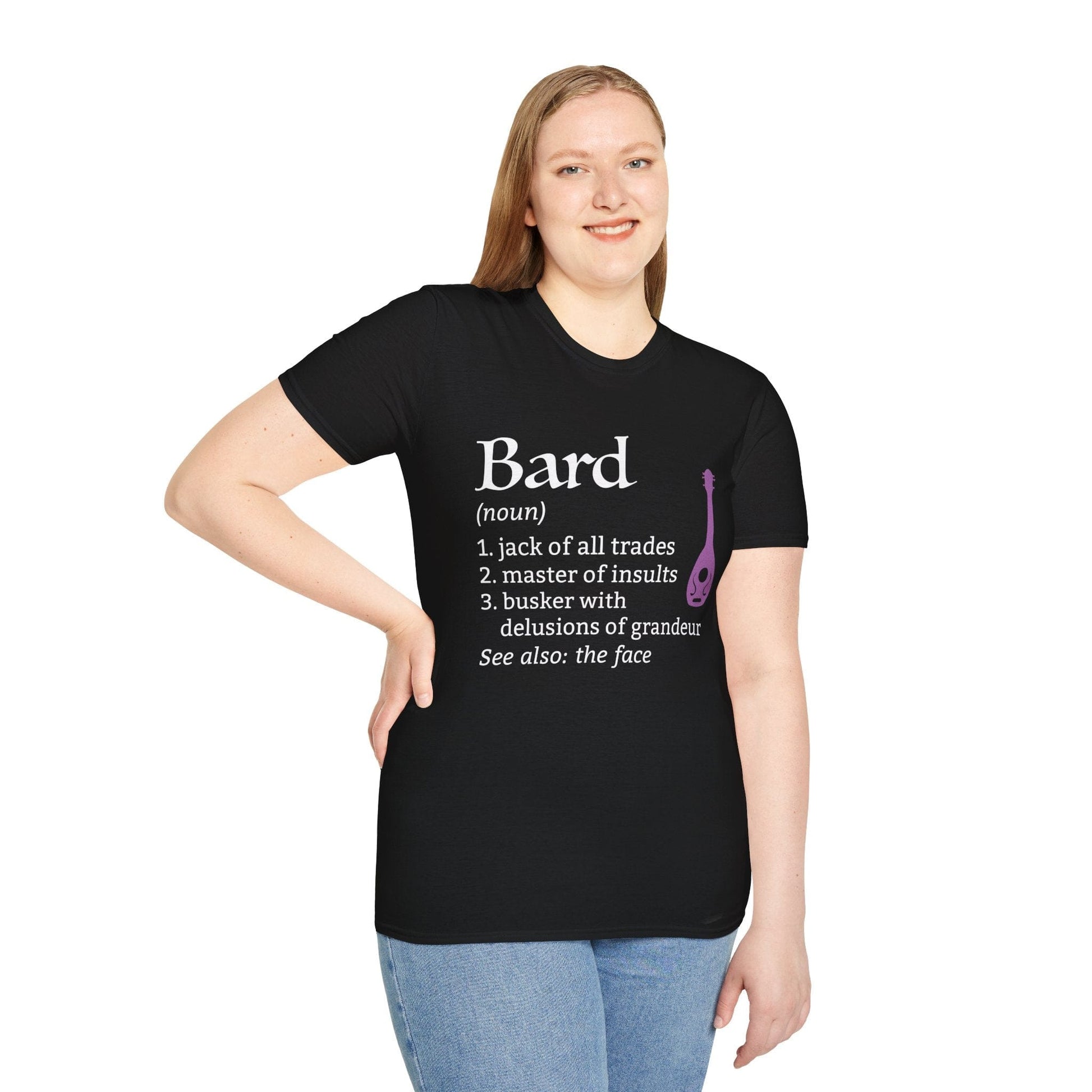 Bard Class Definition D&D T-Shirt Sunburst RPG