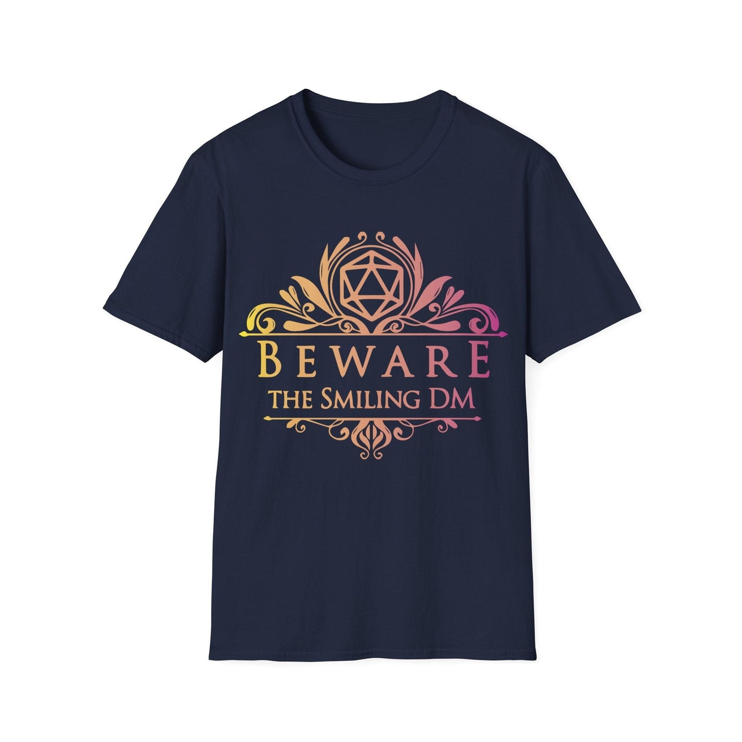 Beware the Smiling DM Shirt Sunburst RPG