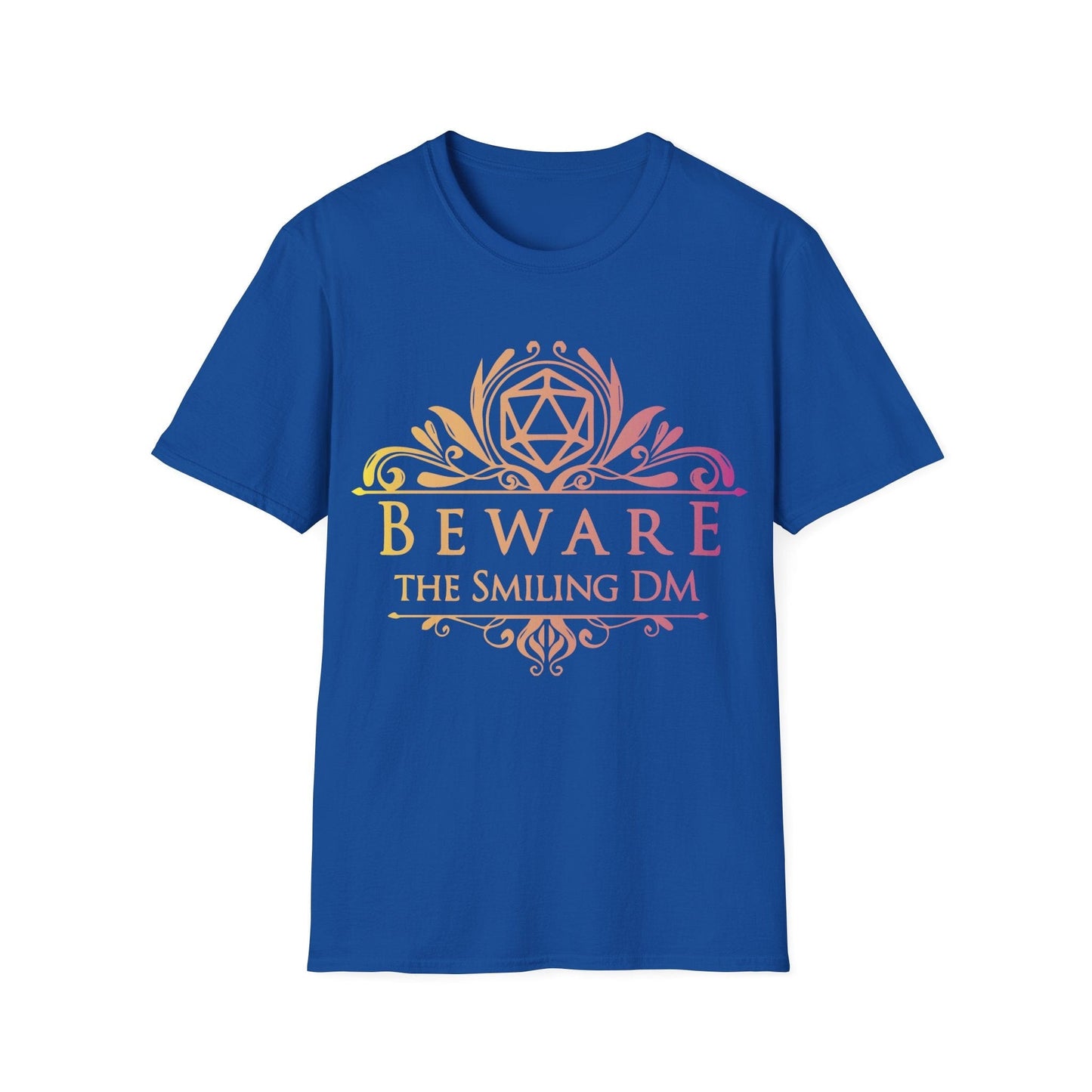 Beware the Smiling DM Shirt Sunburst RPG