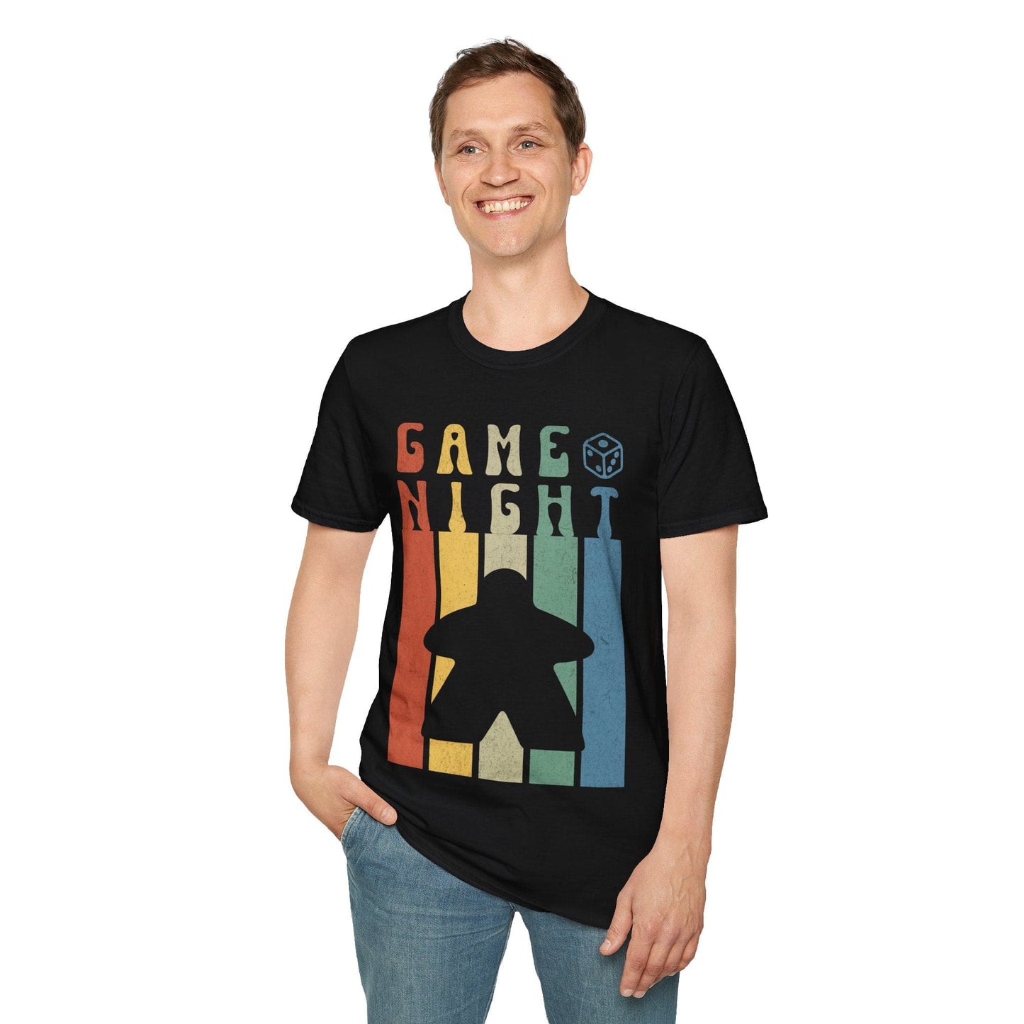 Board Game Night Shirt Sunburst RPG