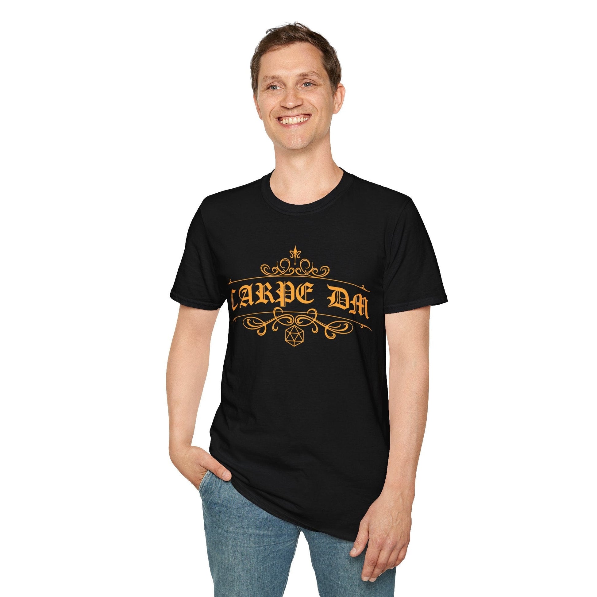 Carpe DM Dungeon Master Shirt Sunburst RPG