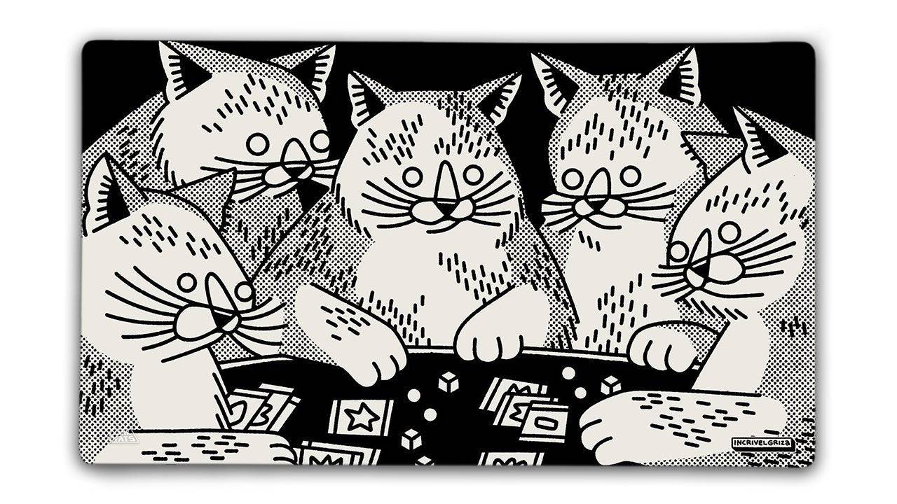 Cat Game Night Playmat Jankmats
