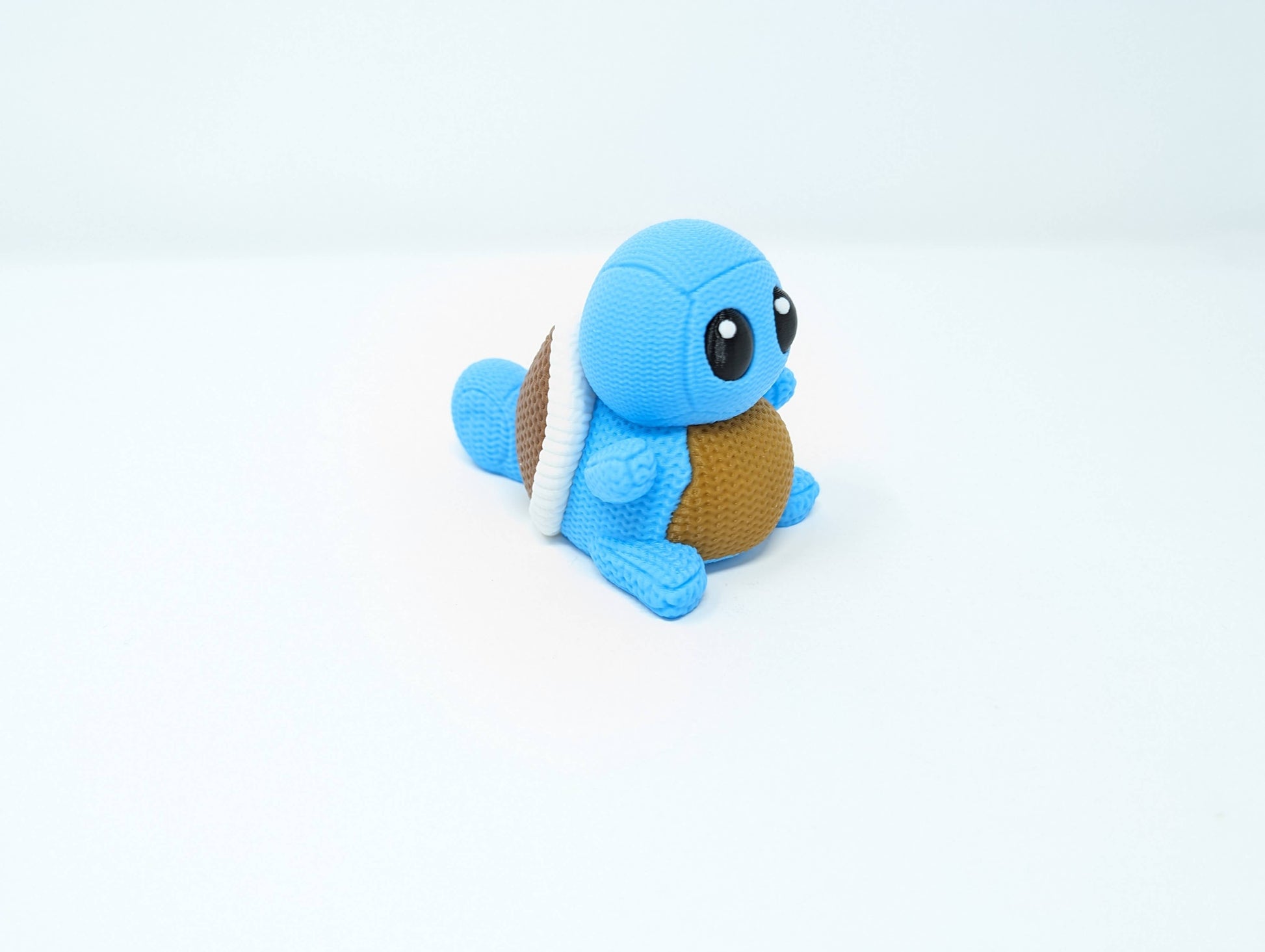 Squirtle Knit Style Figurine Giant Turtle Creations