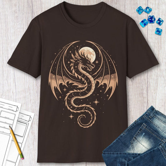 Celestial Dragon T-Shirt Sunburst RPG