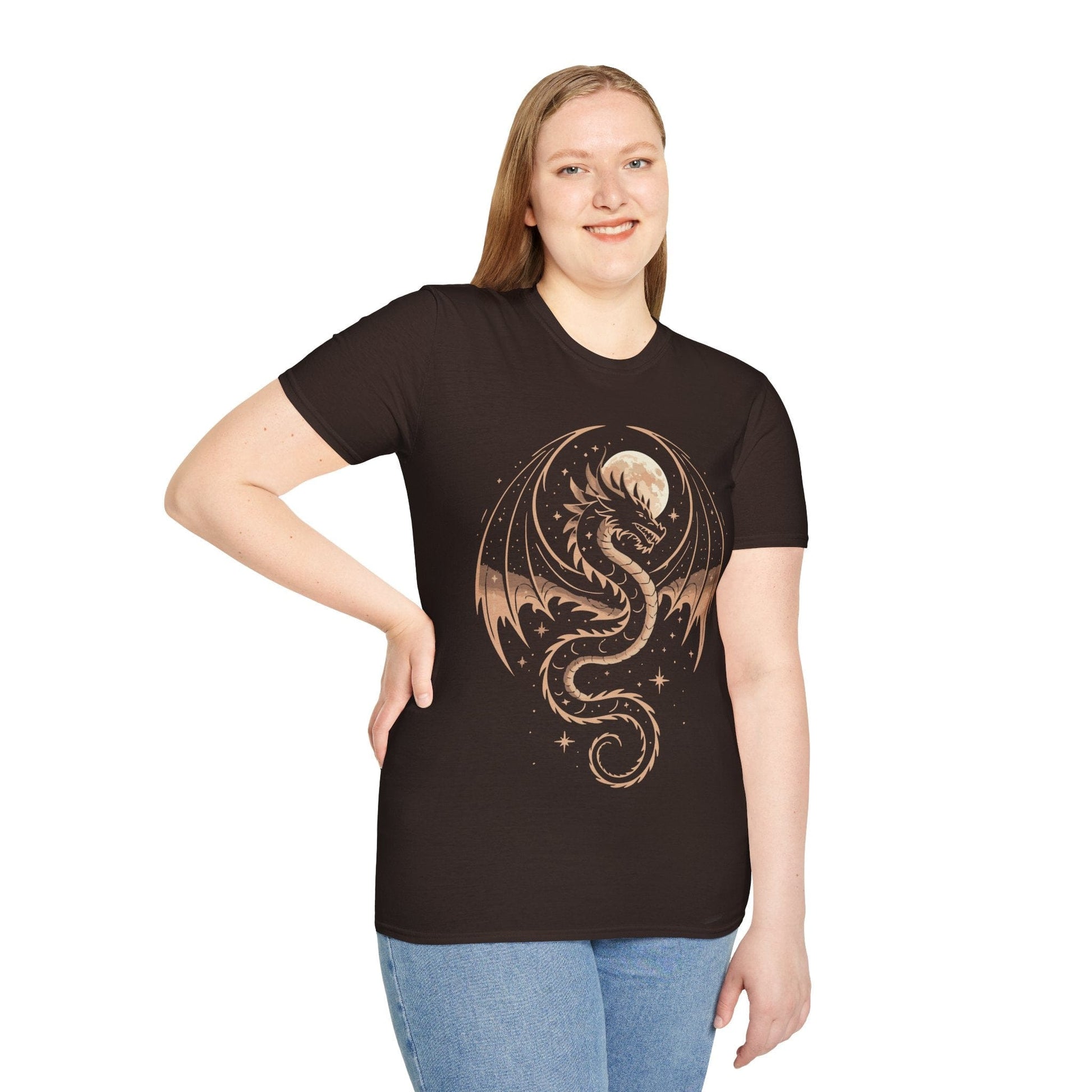 Celestial Dragon T-Shirt Sunburst RPG