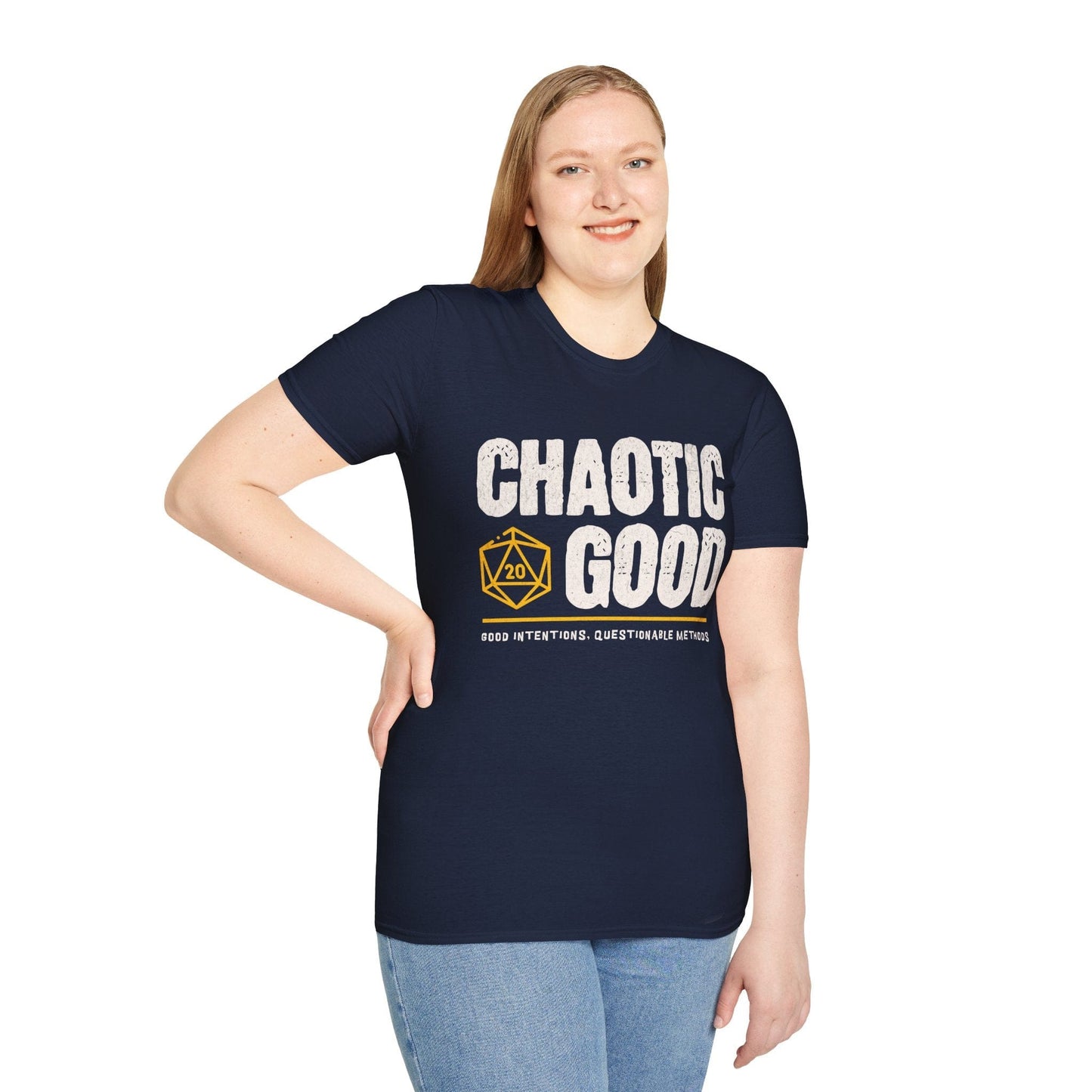Chaotic Good Shirt - DnD Alignment T-shirt Sunburst RPG