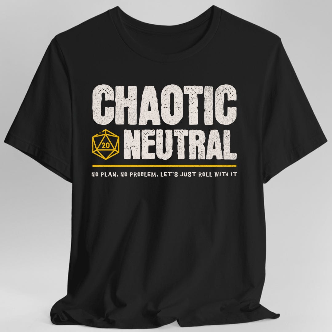 Chaotic Neutral Shirt - DnD Alignment T-shirt Sunburst RPG