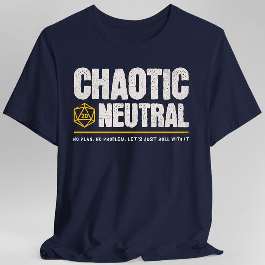 Chaotic Neutral Shirt - DnD Alignment T-shirt Sunburst RPG