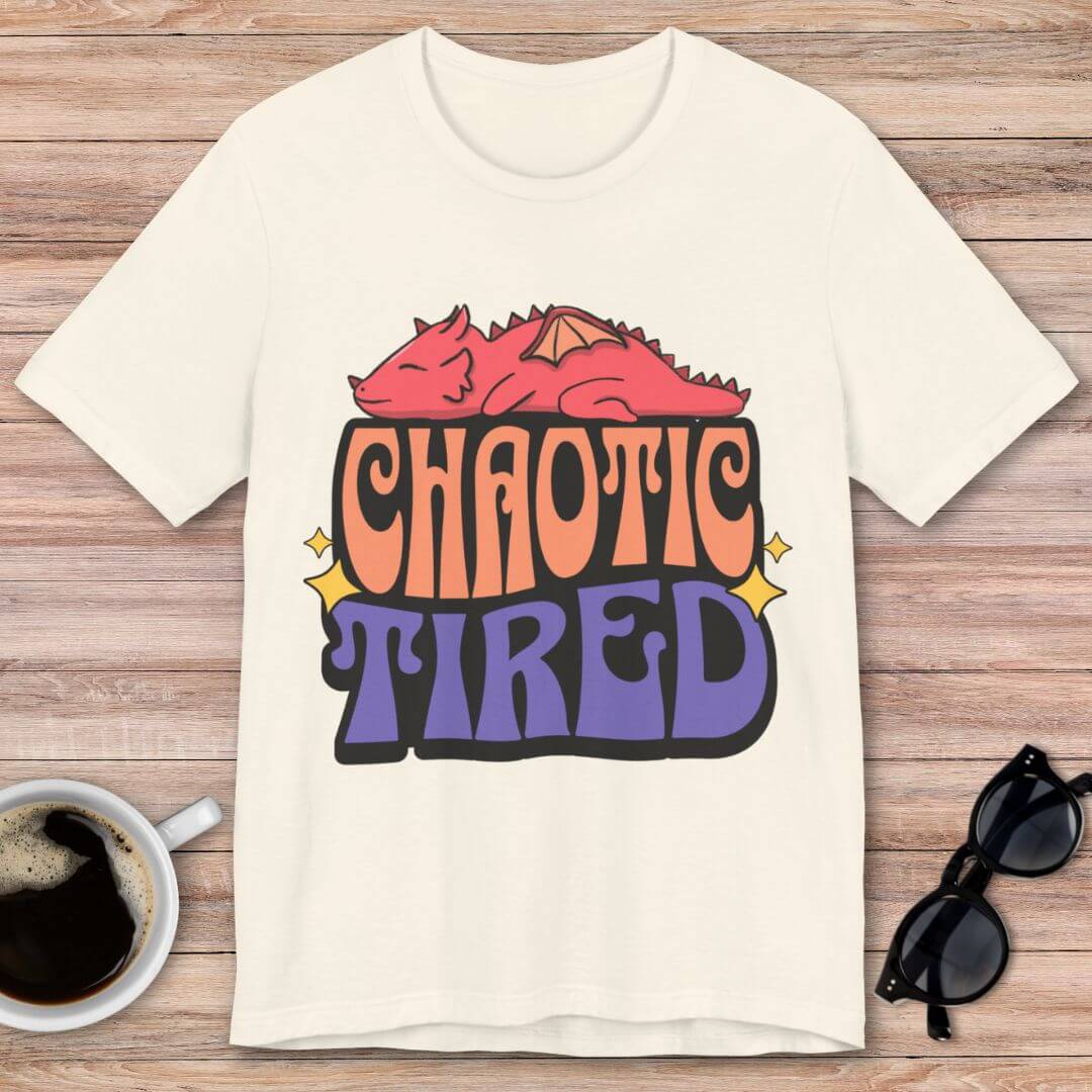 Chaotic Tired Alignment Shirt Sunburst RPG