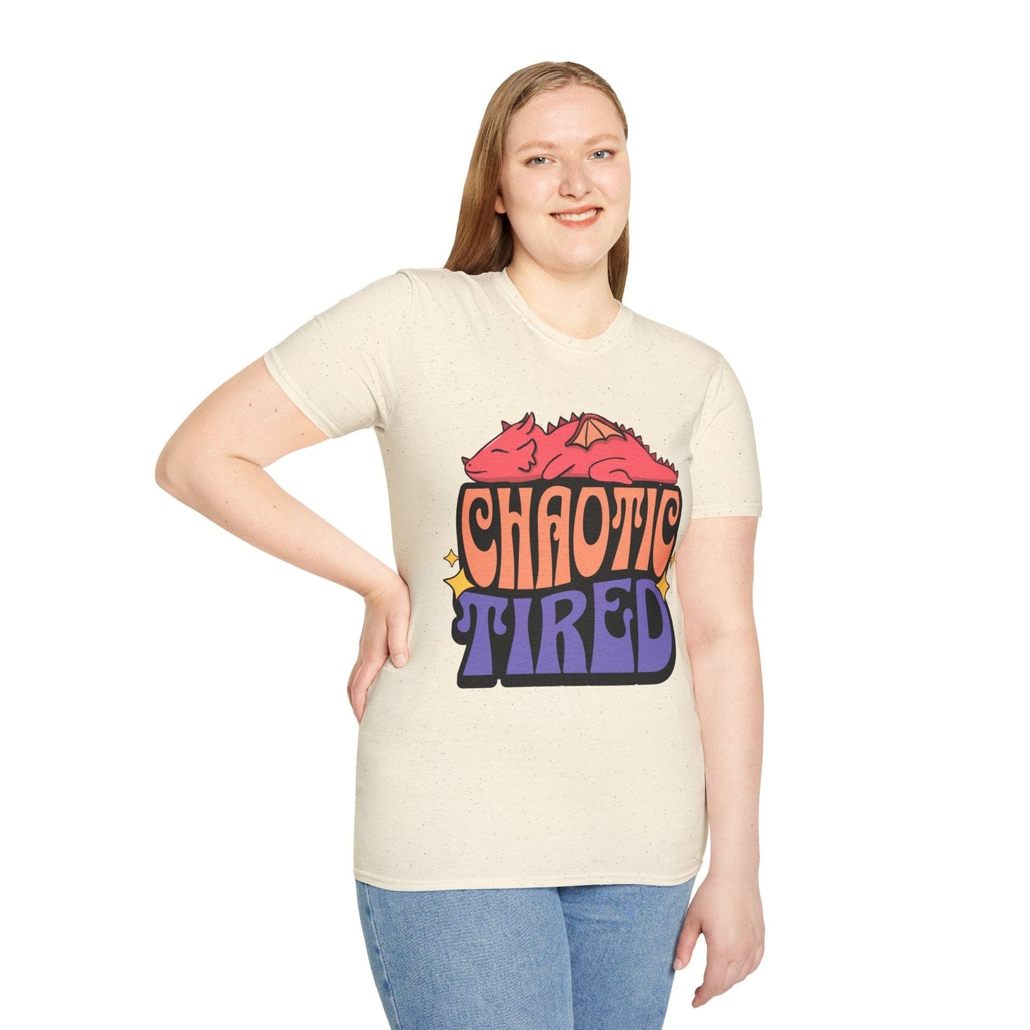Chaotic Tired Alignment Shirt Sunburst RPG