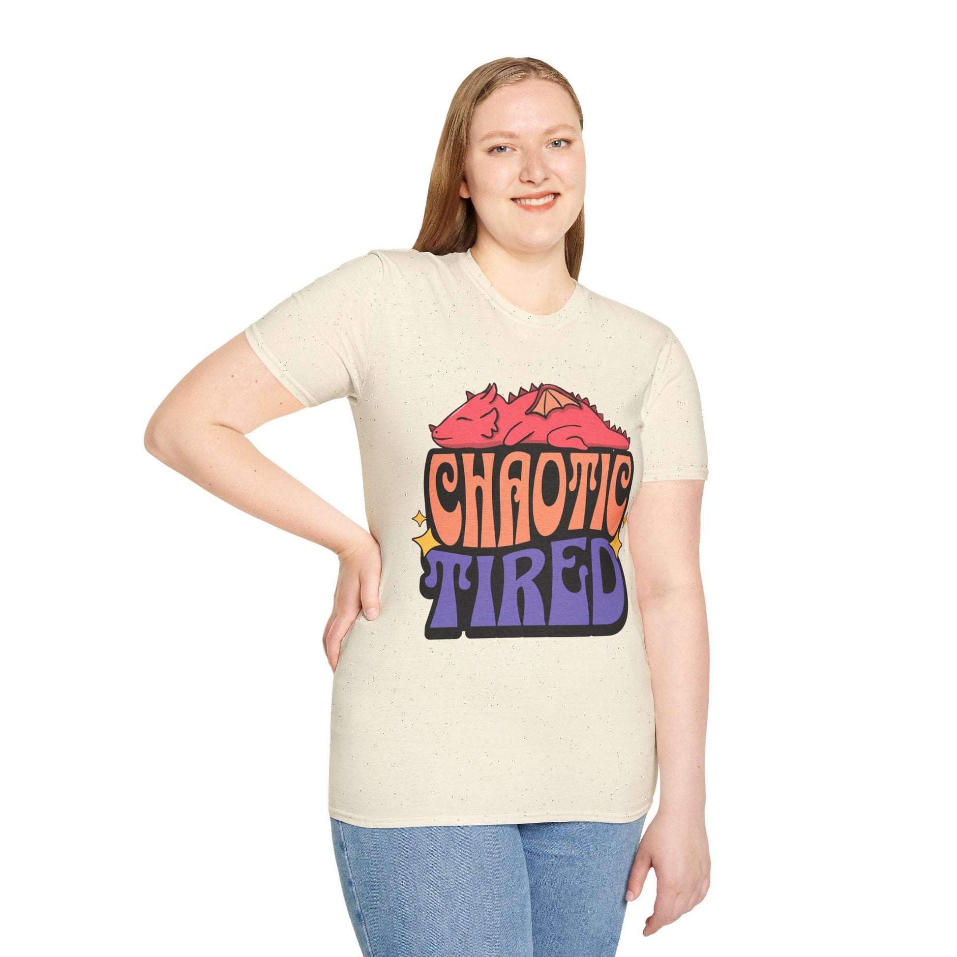 Chaotic Tired Alignment Shirt Sunburst RPG