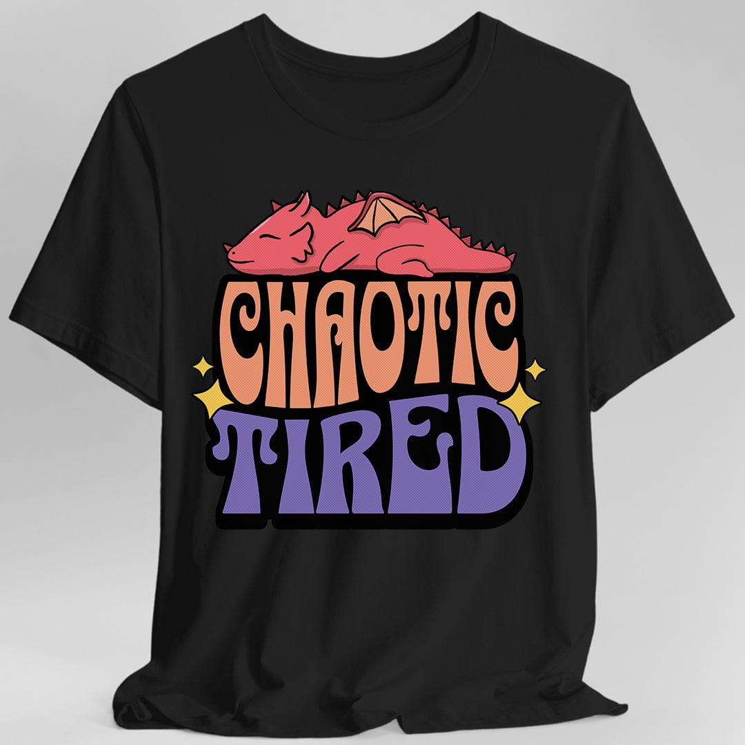 Chaotic Tired Alignment Shirt Sunburst RPG